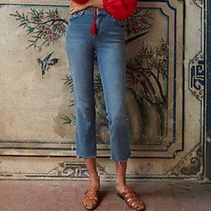 Free People Clean Girlfriend Jeans